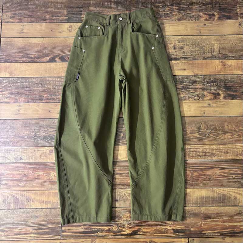 Machete Cotton Wide-leg Loose Trousers