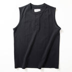 Wide Shoulder Sleeveless T-Shirt