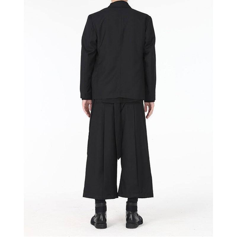 Lace-up Casual Cropped Trousers