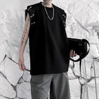 Summer Deconstructed Sleeveless T-shirt