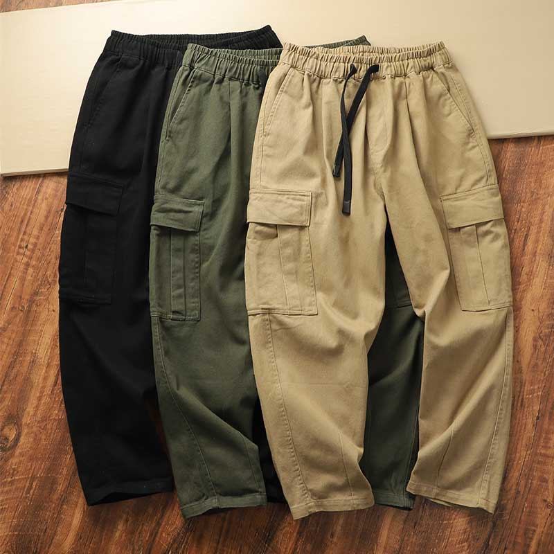 Straight Loose American Wide-leg Pants