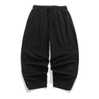 Loose Cotton And Linen Wide-Leg Pants