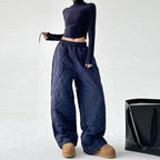 Thickened Cotton Drawstring Loose Casual Pants