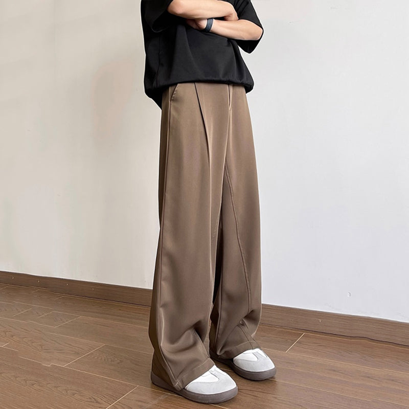 Straight Casual Suit Pants