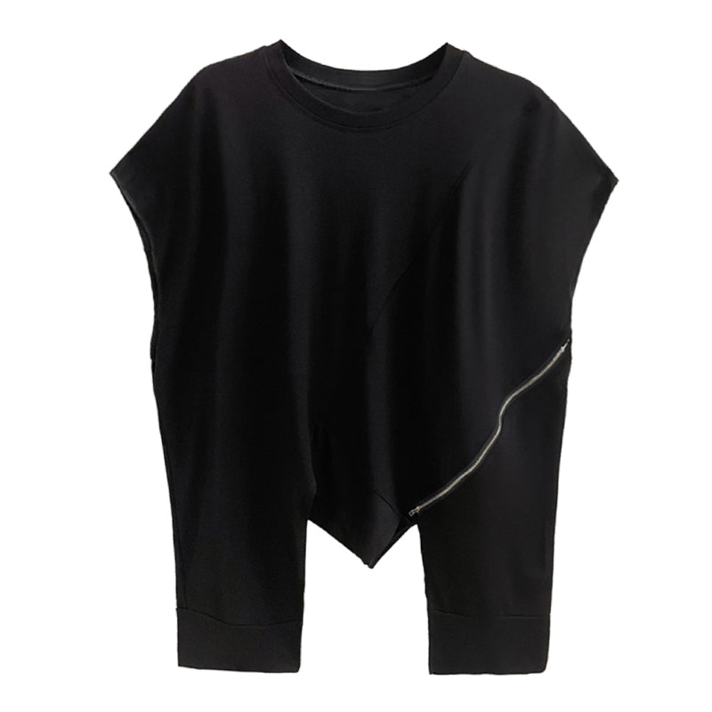 Irregular Casual Retro Top
