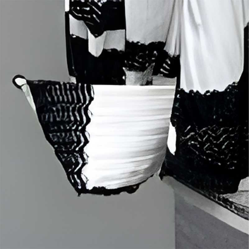 Thin Color Contrast Stripe Hollow Shirt