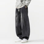 Japanese Retro Machete Denim Loose Wide-leg Harem Pants