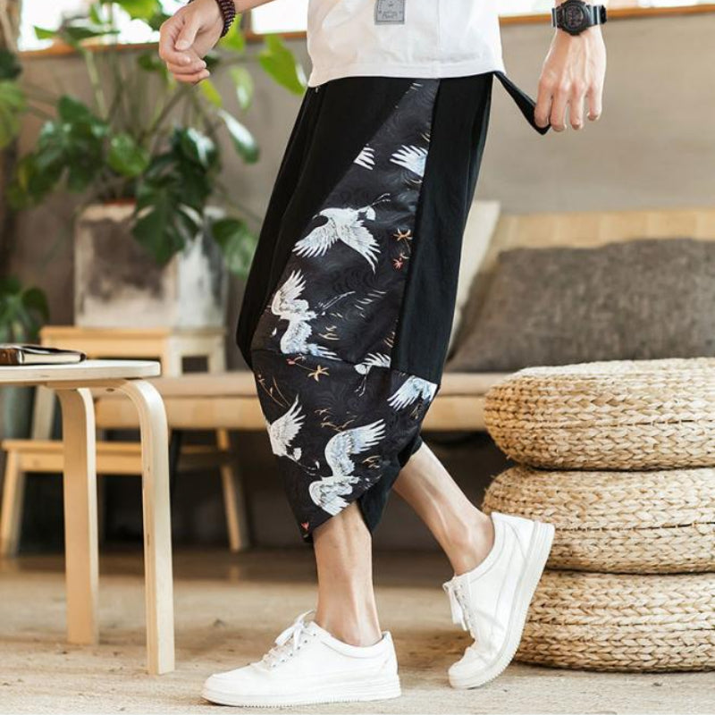 Loose Carrot Wide Leg Pants