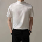 Casual Breathable Slim Fit Solid Color T-shirt