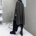 Asymmetric Loose Casual Drape Shirt