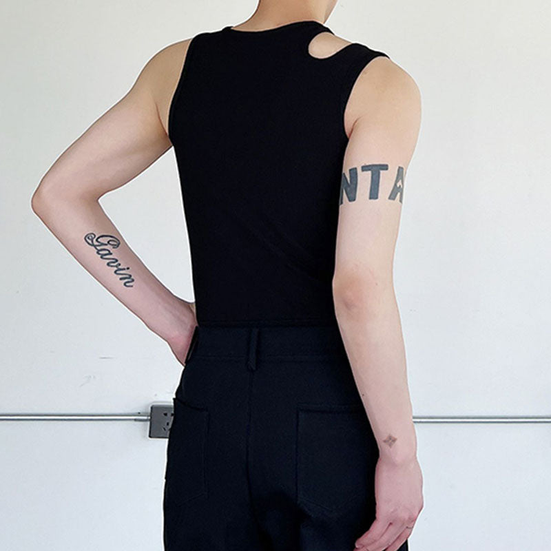 Slim Fit Sleeveless Pullover Tank Top