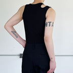 Slim Fit Sleeveless Pullover Tank Top