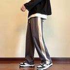 Striped Straight Loose Wide-leg Casual Pants