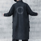 Mid-length Workwear Printed Shirt