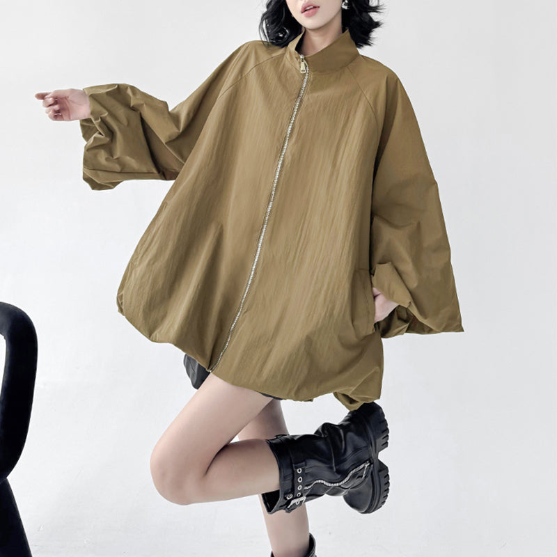 Floral Sleeve Loose Casual Jacket