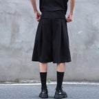 Loose Draped Three-dimensional Pleated Casual Suit Shorts