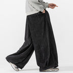 Corduroy Straight Wide-leg Harem Pants
