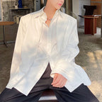 Double Layer Loose Long Sleeve Shirt