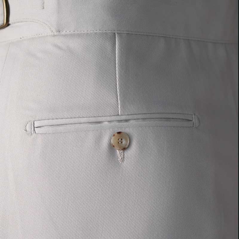 Italian Paris Buckle Loose Straight Business Suit Trousers