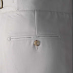 Italian Paris Buckle Loose Straight Business Suit Trousers