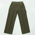 Loose Straight Big Pocket Pants