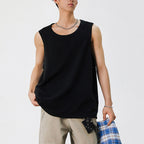 American Textured Loose Casual Vest