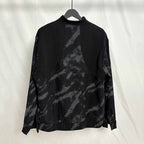 Retro Abstract Ripple Print Long-sleeved Sweatshirt