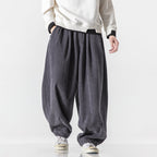 Retro Corduroy Straight Leg Pants