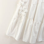 Three-dimensional Floral Mosaic Skirt