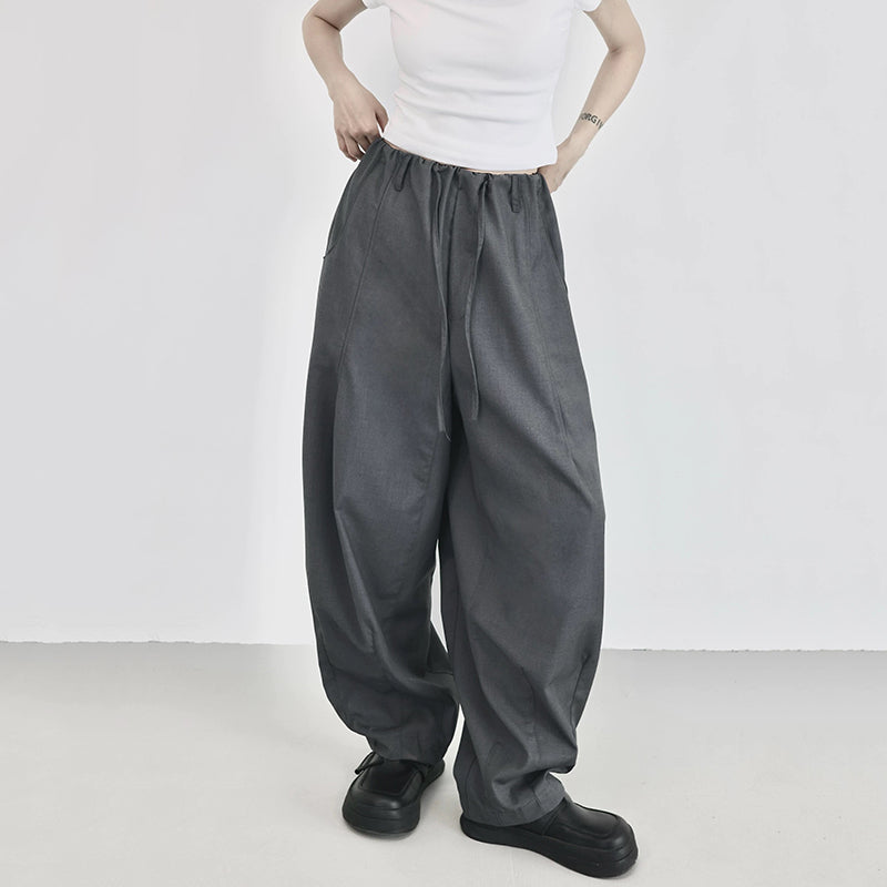 Loose Casual Drape Scimitar Pants