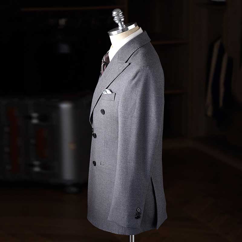 Italian Double-breasted Casual Business Suit