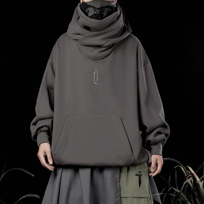 Loose Casual Thick Collar Hooded Sweatshirt