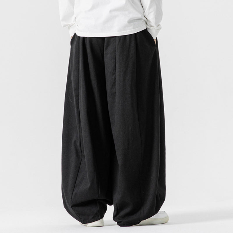 Japanese Retro Loose Wide-leg Harem Pants