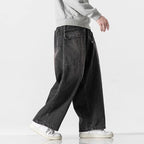 Loose Wide Big Pocket Straight Jeans