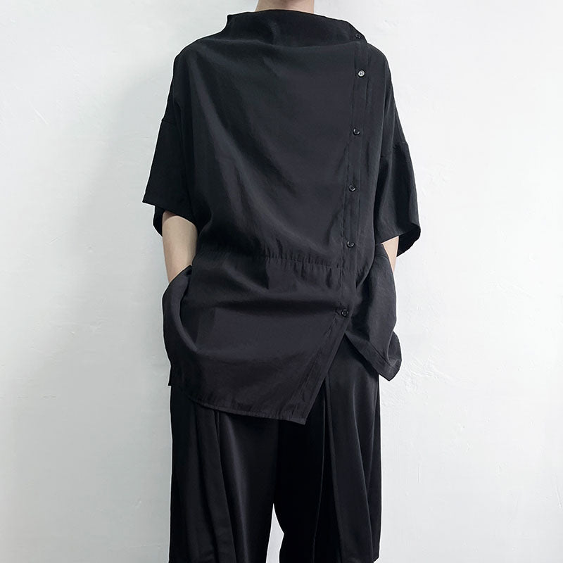 Black Thin Loose T-Shirt