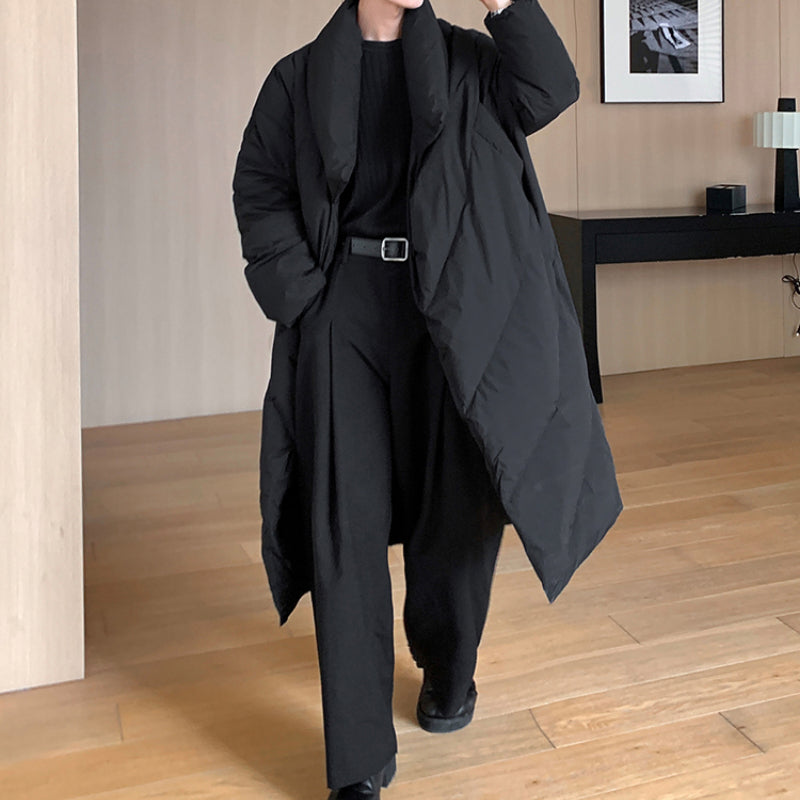 Winter Loose Over-the-knee Thickened Cotton Jacket
