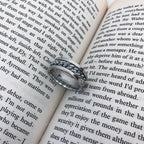 Simple Titanium Steel Chain Ring