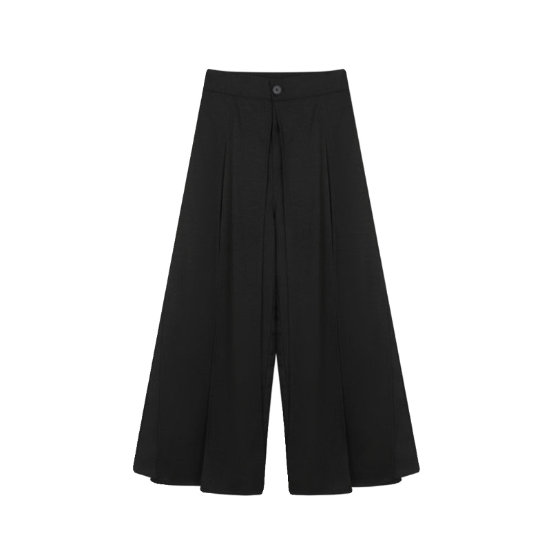 Retro Loose Casual Samurai Culottes Hakama Pants