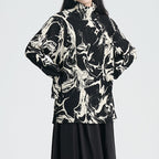 Printed Turtleneck Shirt