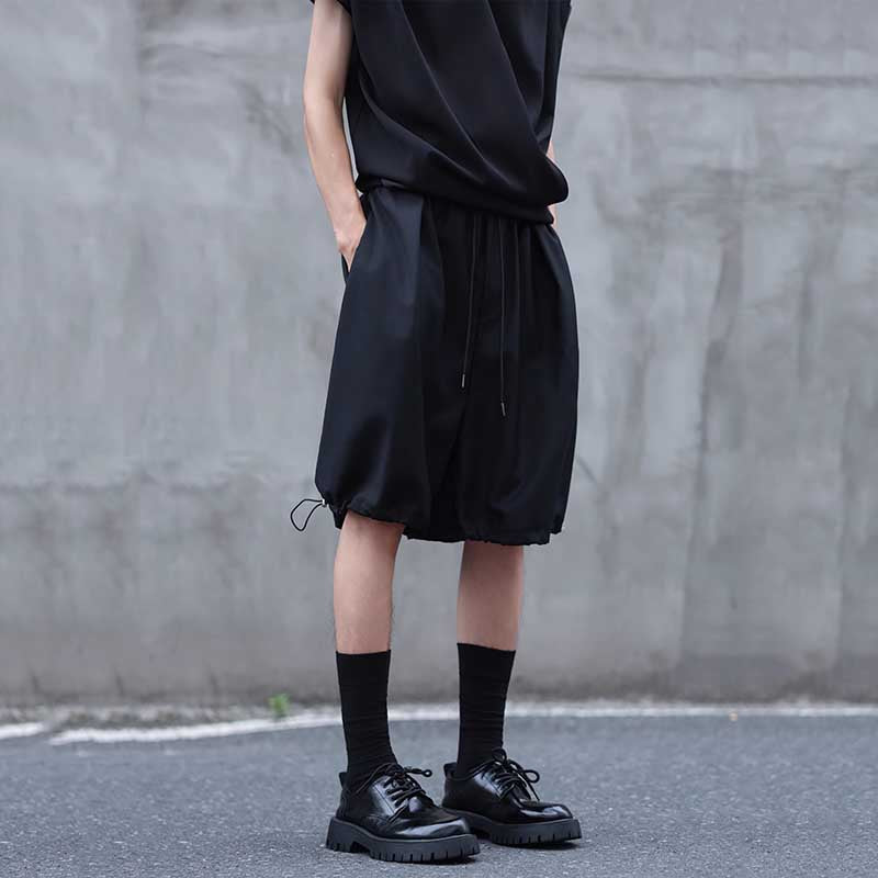 Drawstring Loose Casual Wide-leg Suit Bloomers