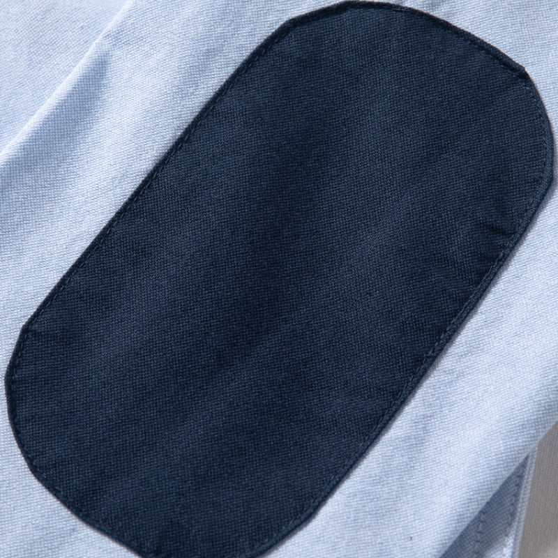 Paneled Slim Fit Casual Shirt