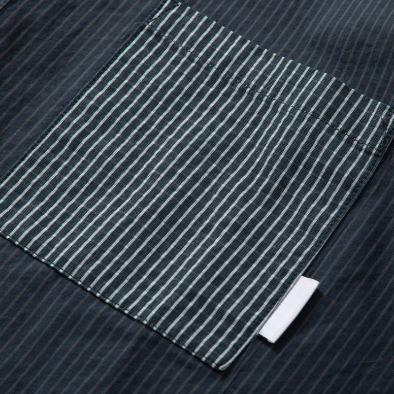 Japanese Striped Patchwork Shirt