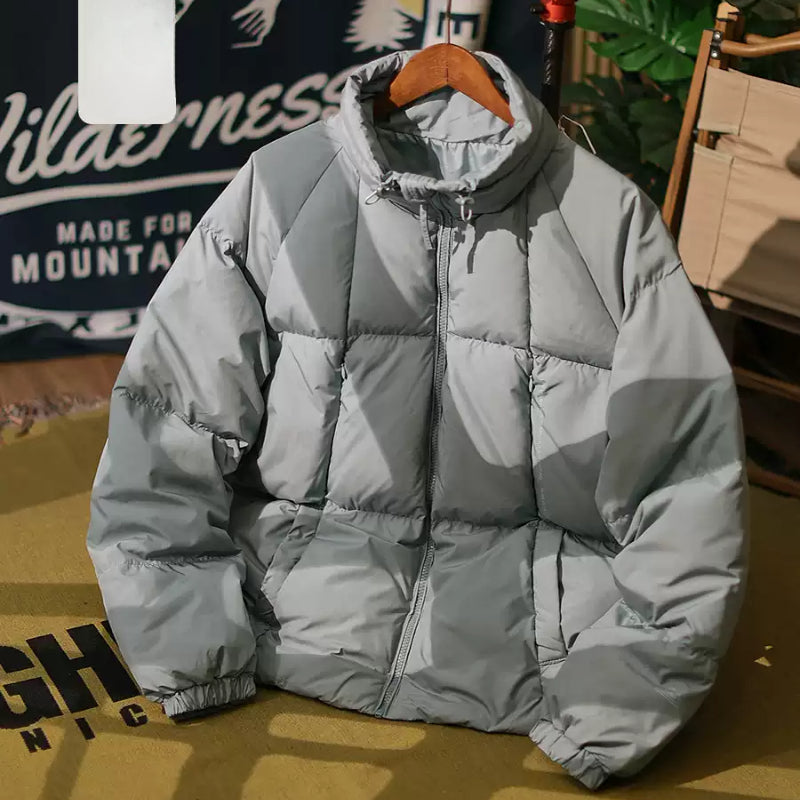 Stand Collar Loose Warm Down Jacket