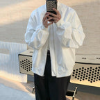 Casual Short Jacket with 3D Pockets