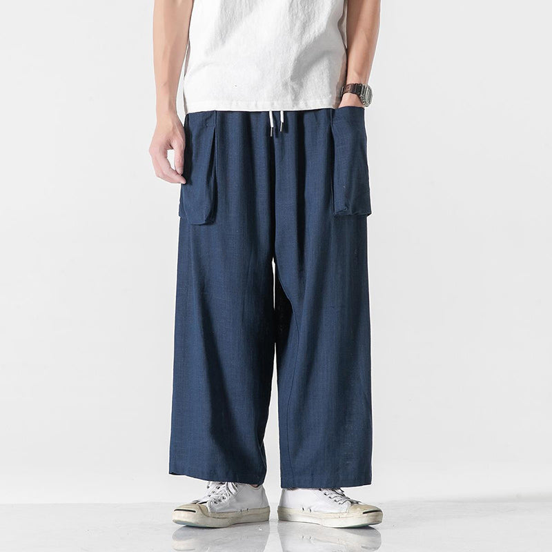 Straight Vintage Wide Leg Pants