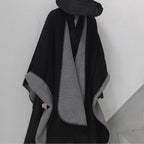 Simple Autumn Winter Reversible Shawl