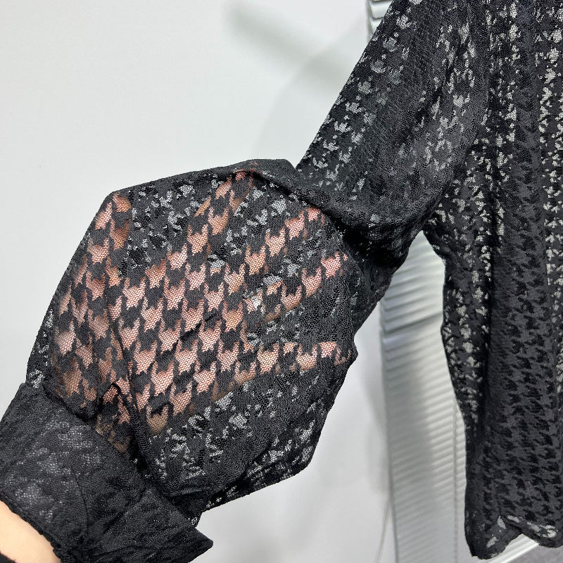 Hollow Loose Casual Shirt