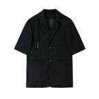 Summer Loose Suit Jacket Thin Casual Shorts Two-piece Set
