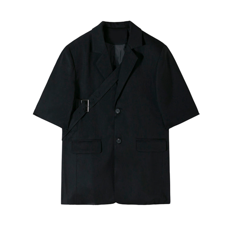 Summer Loose Suit Jacket Thin Casual Shorts Two-piece Set
