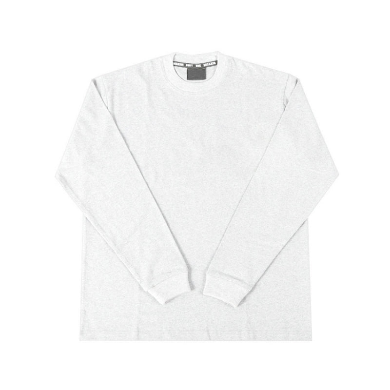 Street Loose Solid Color Long Sleeve T-shirt